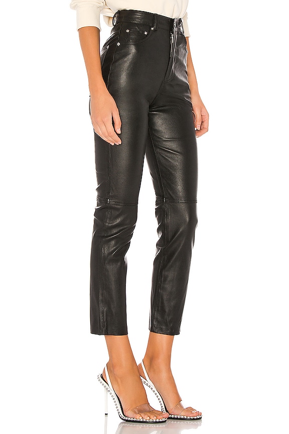 view 2 of 4 Shiloh Leather Pant in Black