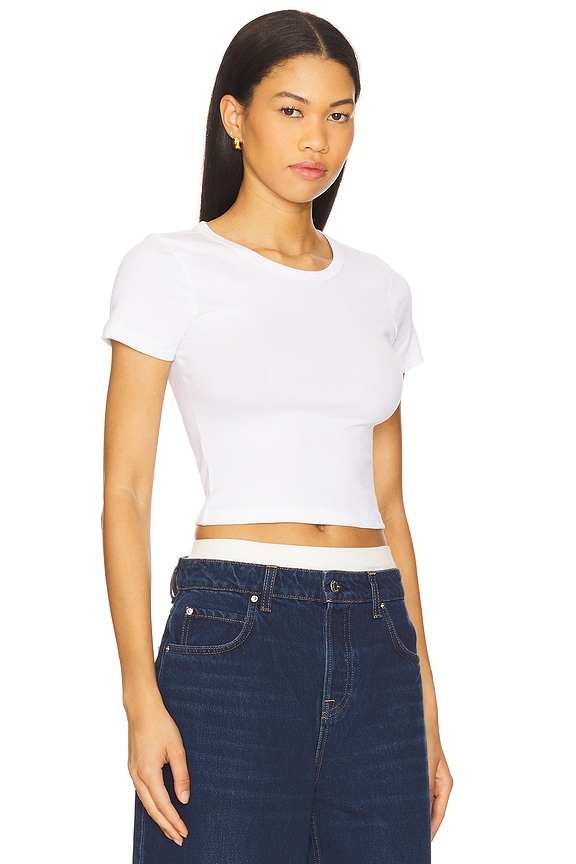 view 2 of 5 Baby Tee in White