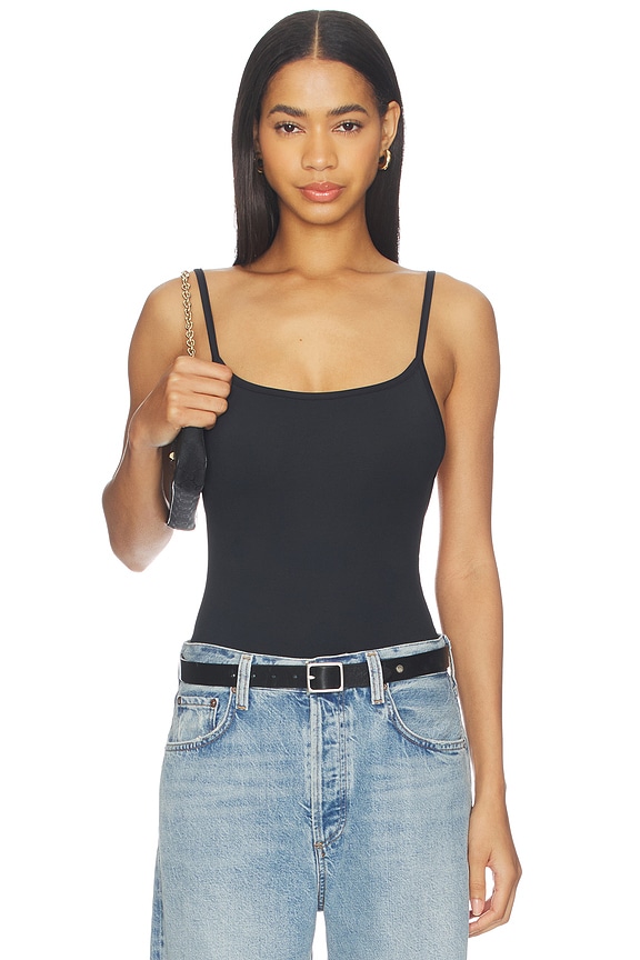 view 1 of 7 Open-back Bodysuit in Black
