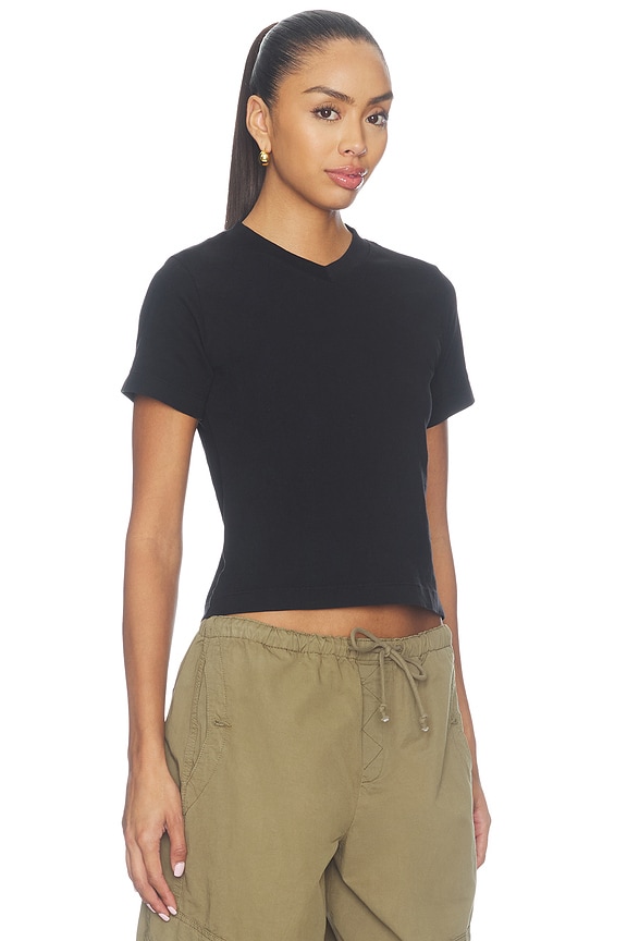 view 2 of 6 V-neck Boy Tee in Vintage Black