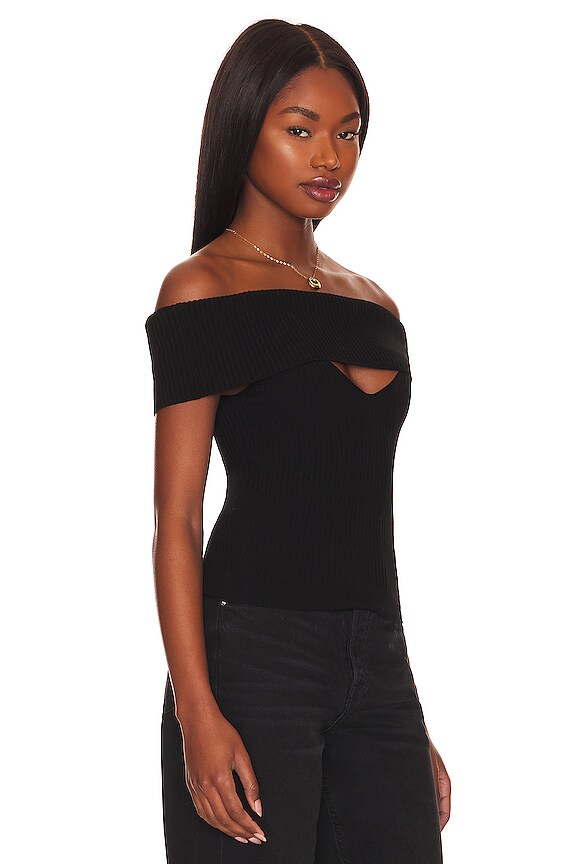 view 2 of 4 CRYSTAL トップ in Black