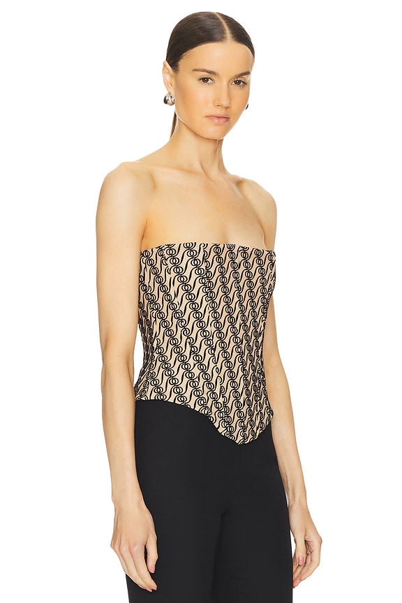 view 2 of 4 КОРСЕТ БЕЗ БРЕТЕЛЕЙ ALIZEE in Nude