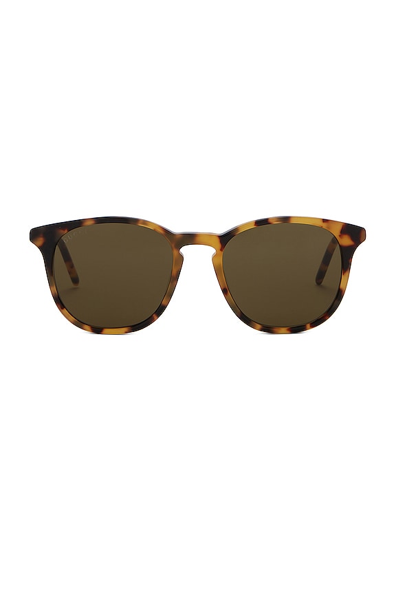 Gucci GG1157S Sunglasses in Shiny Spotted Black & Green Havana | REVOLVE