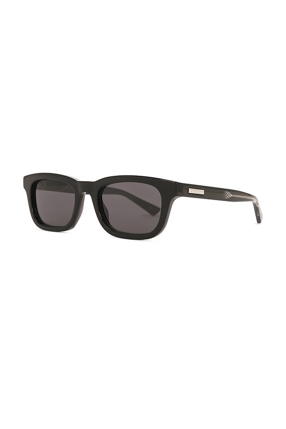 view 2 of 3 Rectangular Sunglasses in Black & Grey