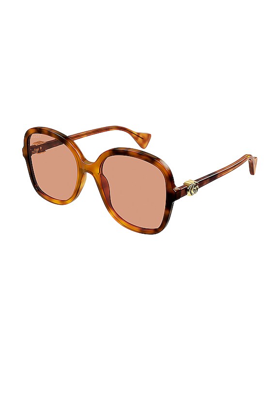 view 2 of 3 GAFAS DE SOL in Shiny Gradient Havana & Solid Orange