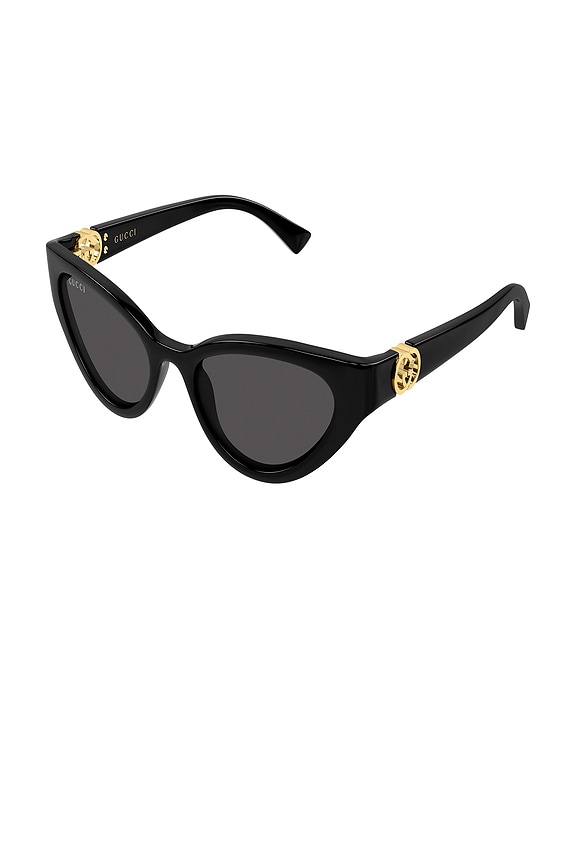 view 2 of 3 LUNETTES DE SOLEIL CAT EYE in Black And Grey