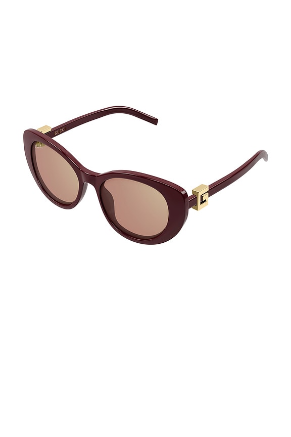 view 2 of 3 LUNETTES DE SOLEIL CAT EYE  in Brown And Pink