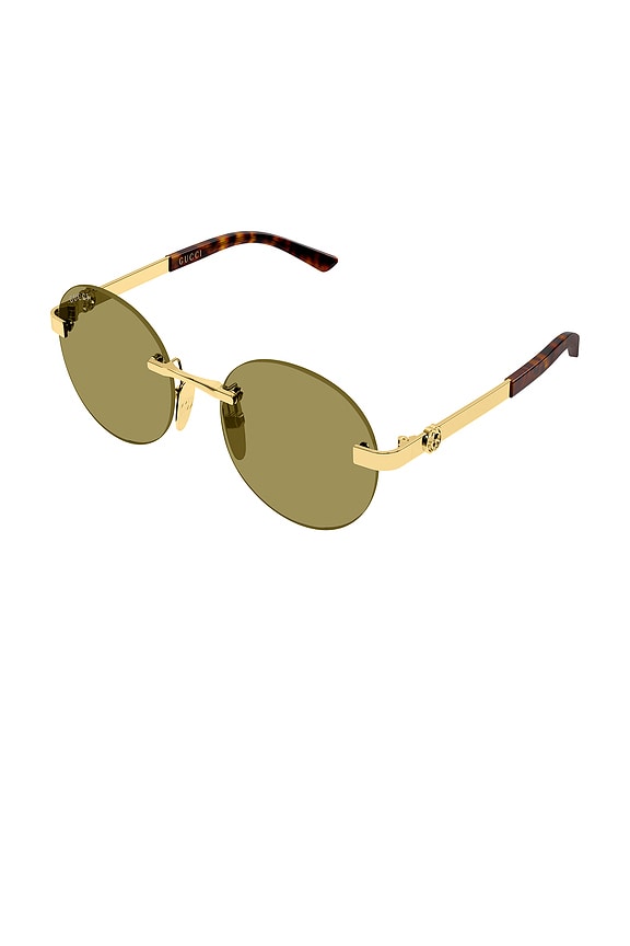 view 2 of 3 LUNETTES DE SOLEIL ROUND  in Gold & Yellow