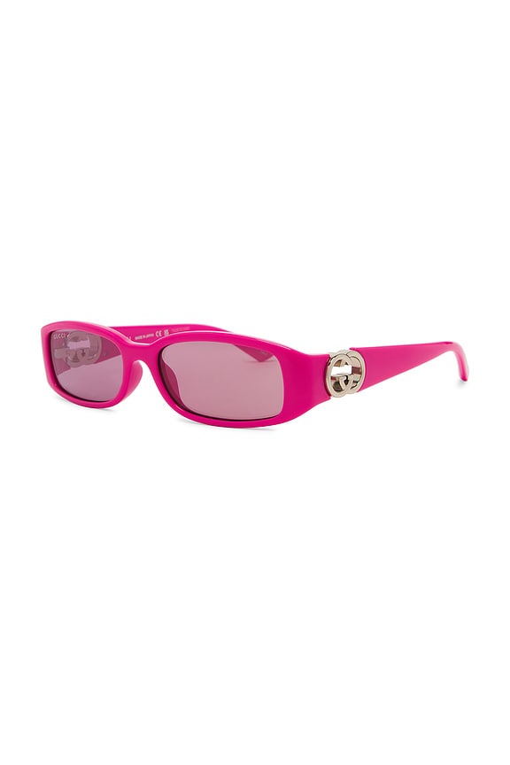 view 2 of 3 HAILEY 선글라스 in Fuchsia & Pink