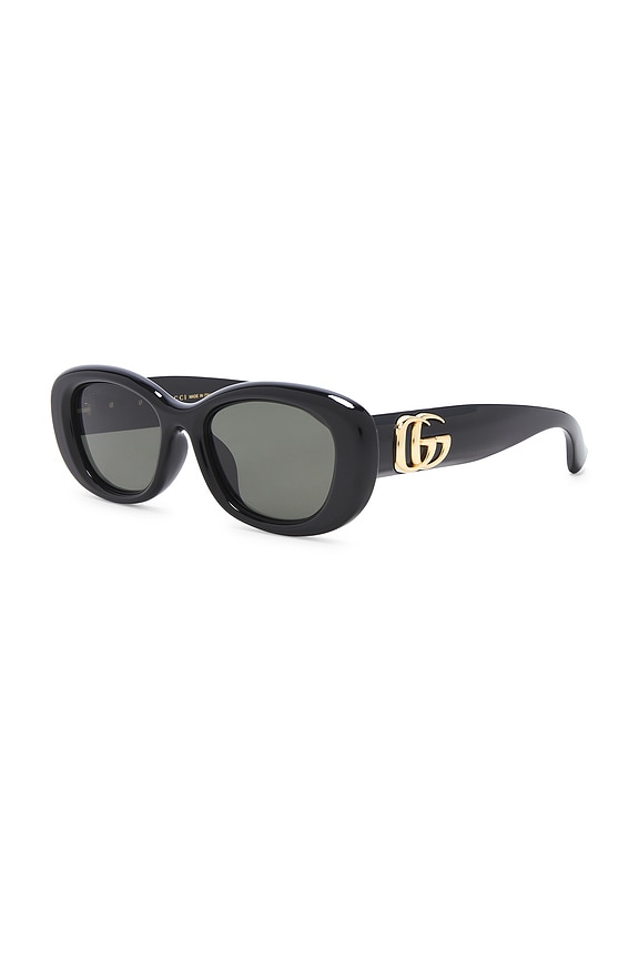 view 2 of 3 GG Bag Sunglasses in Black & Grey