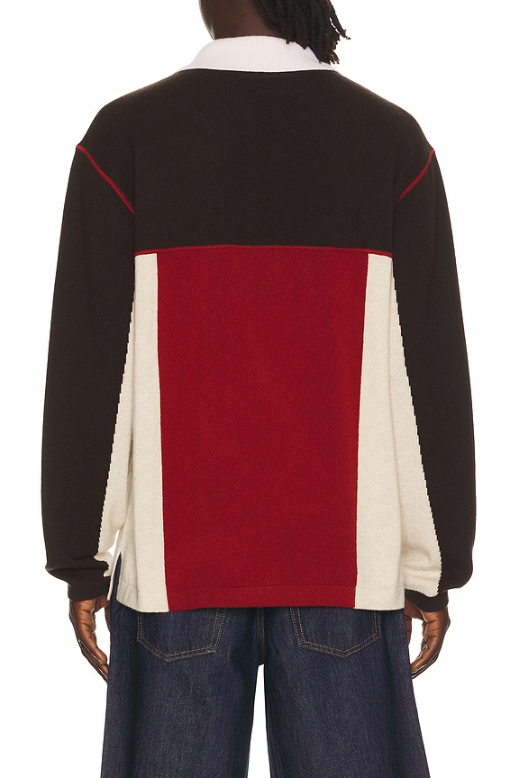 view 2 of 4 Color Block Rugby in Burnt Cocoa Combo