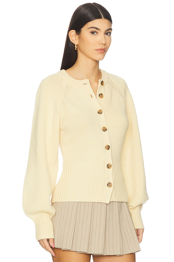 view 2 of 4 Sculpted Cardigan in Butter