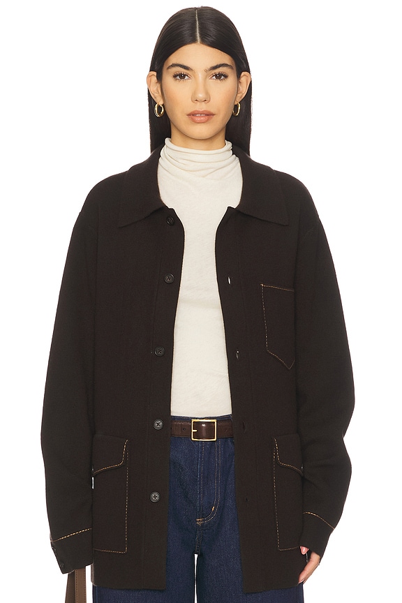 view 2 of 5 CHAQUETA in Burnt Cocoa & Almond