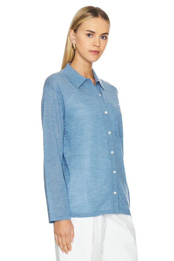 view 2 of 4 셔츠 in Denim Blue