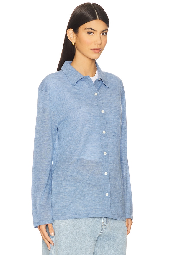 view 2 of 4 Showtime Shirt in Heather Blue