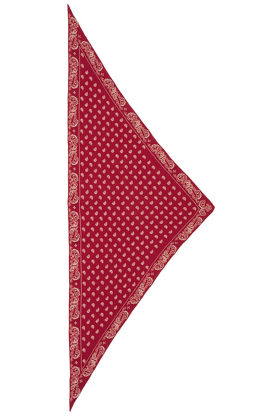 view 2 of 4 The Wild Rag Scarf in Carmine & Butter