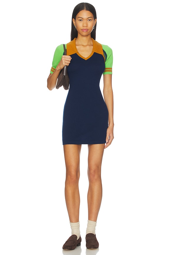 view 1 of 3 Ace Polo Dress in Navy Combo