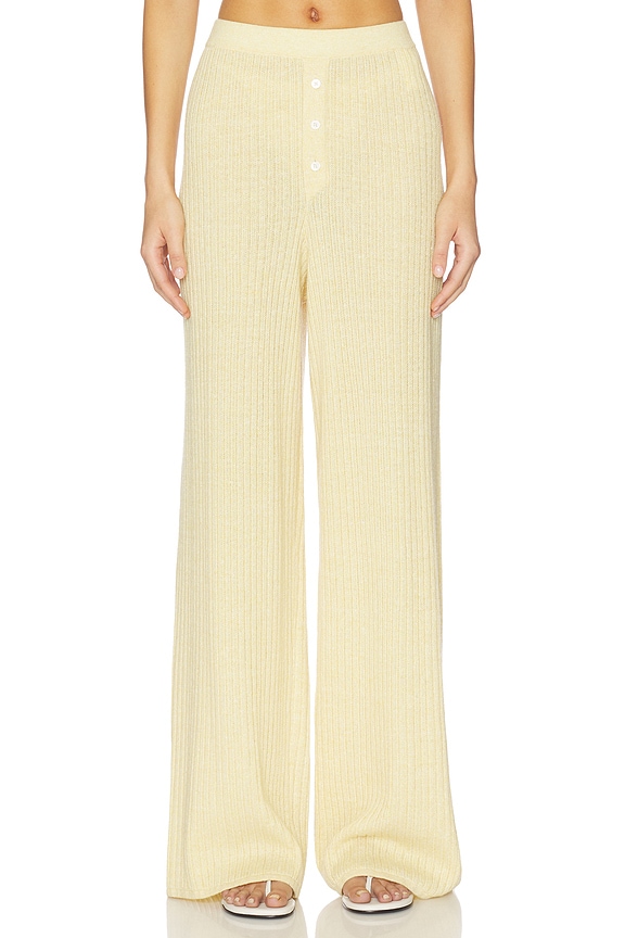 view 1 of 6 Rib Everywear Pant in Butter