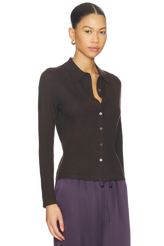 view 2 of 4 Ella Shirt in Burnt Cocoa