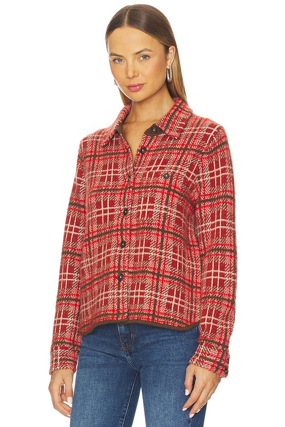 view 2 of 4 Dylan Plaid Shirt in Chili Combo