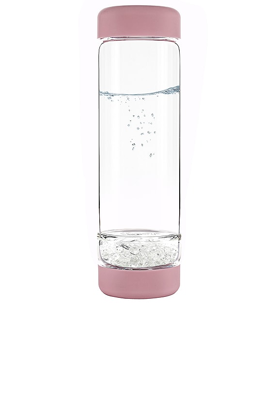 view 2 of 4 inu! Crystal Water Bottle in Blossom Rose
