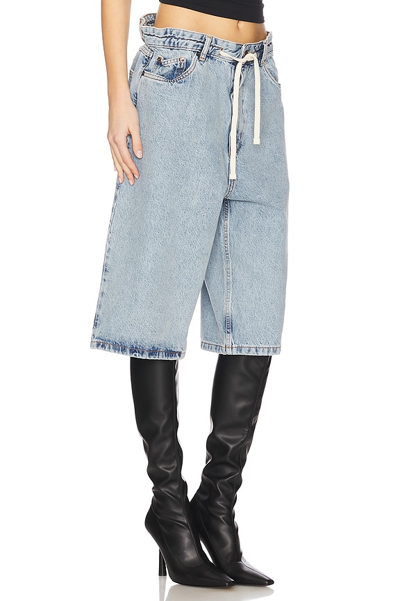 view 2 of 6 Monday Shorts in Light Blue Denim