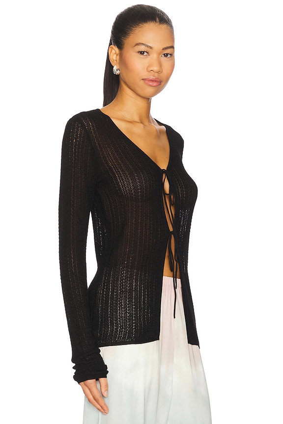 view 2 of 4 БЛУЗКА CANNES in Black