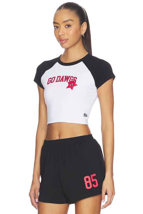 view 2 of 4 University Of Georgia Homerun Tee in Black