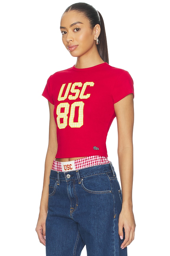 view 2 of 4 T-SHIRT BABY UNIVERSITY OF SOUTHERN CALIFORNIA in Red