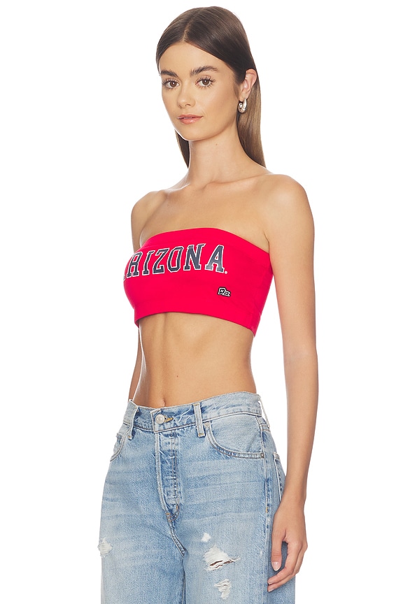 view 2 of 4 University Of Arizona Bandeau Top in Red