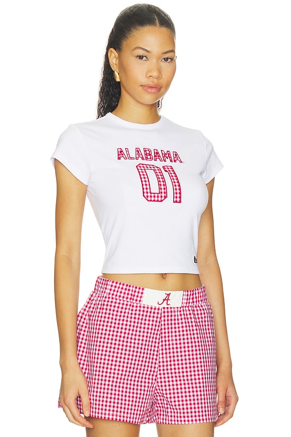 view 2 of 5 Alabama Baby Tee in White