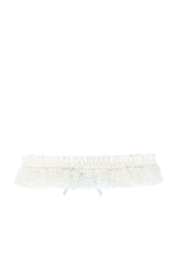 view 2 of 2 Boxed Rosalyn Leg Garter in Ivory