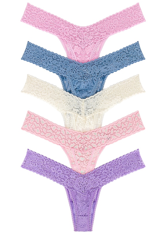 view 2 of 6 LOT DE STRINGS LOW RISE in Monday Morning, Grey Mist, Moon Crystal, Fairy Dust, & Marshmallow