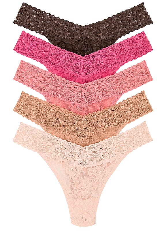 view 1 of 6 Original Rise Sea Finds Line Thong Pack in DGBH