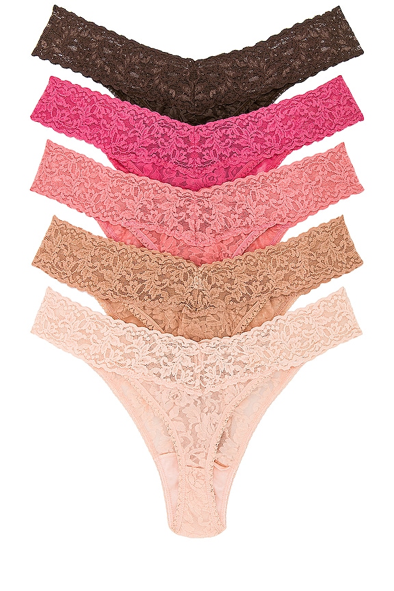 view 2 of 6 Original Rise Sea Finds Line Thong Pack in DGBH