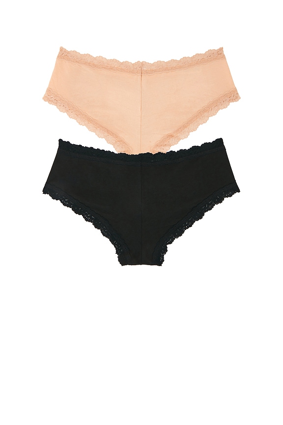 view 2 of 2 SHORTY in Black White & Chai