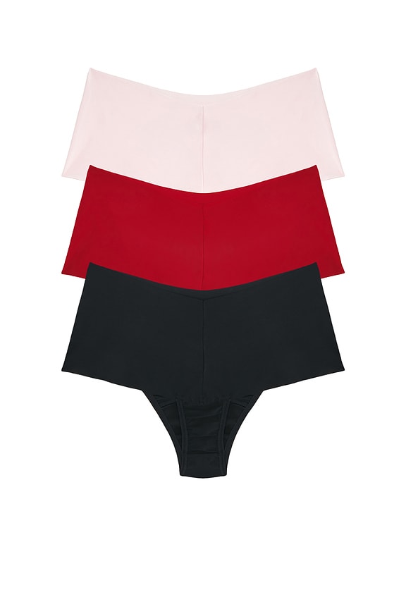 view 2 of 2 TANGA in Black & Bliss & Cherryaid