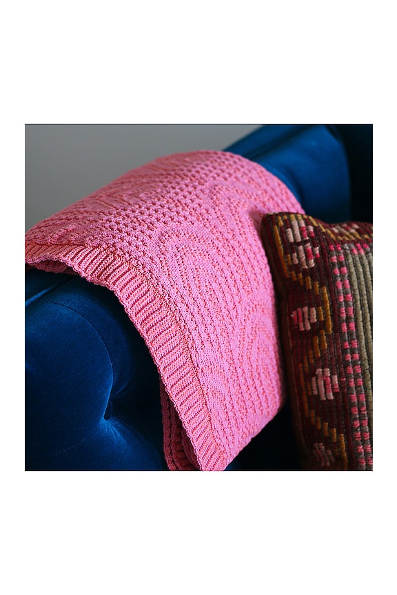 view 2 of 2 Arch Throw in Bubble Gum