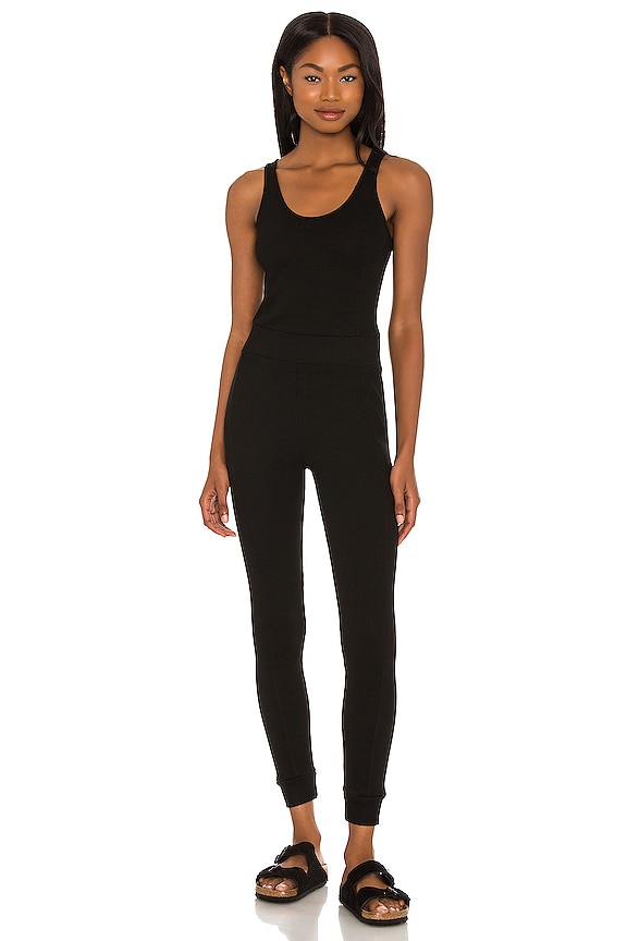 view 1 of 4 Sporty Tank Jumpsuit in Black