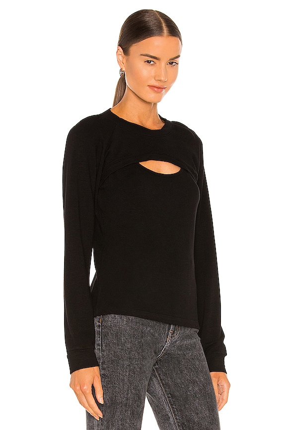 view 2 of 4 SWEAT PEEKABOO in Black