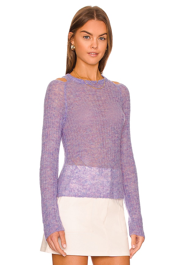 view 2 of 4 PULL MOHAIR in Aster Purple