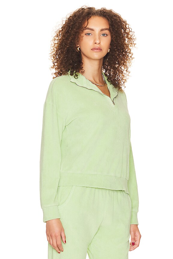 view 2 of 4 SUDADERA CON CREMALLERA in Lettuce