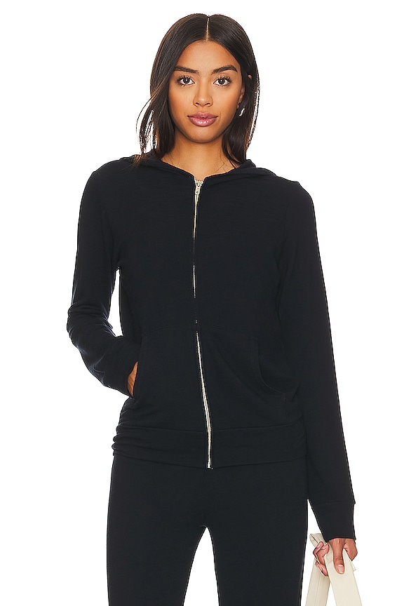 view 2 of 5 Zip Up Hoody in Blue Black