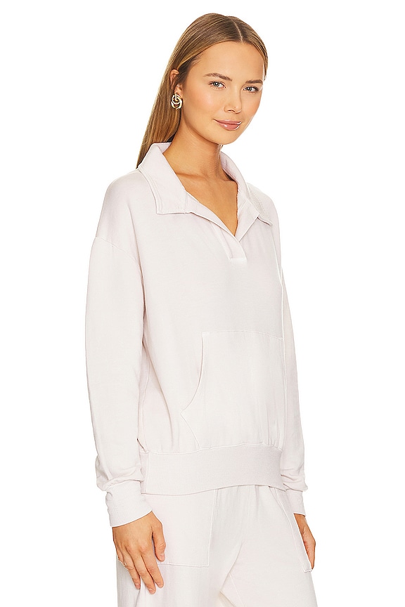 view 2 of 4 Fleece Polo in Off White