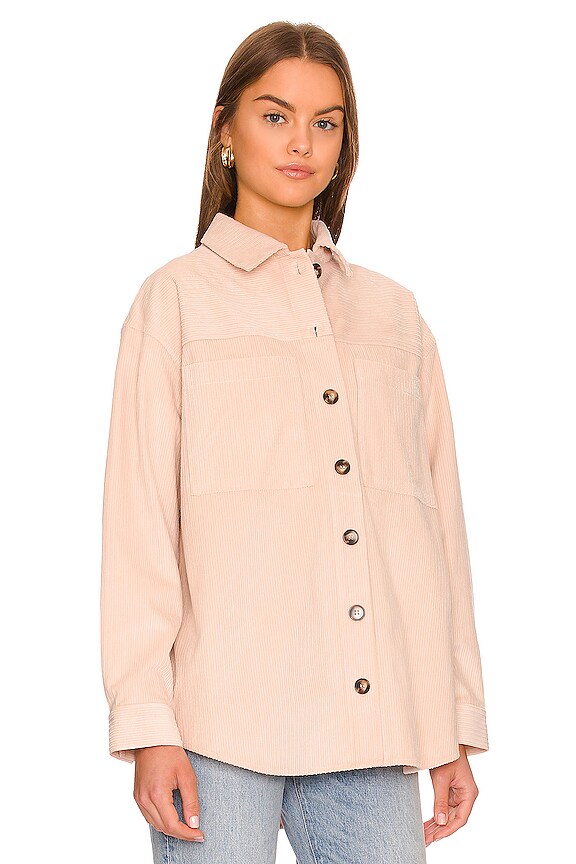 view 2 of 4 VESTE CHEMISE in Light Taupe