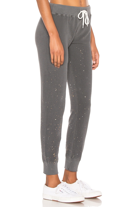 view 2 of 4 Splatter Foil Cuff Sweats in Vintage Black