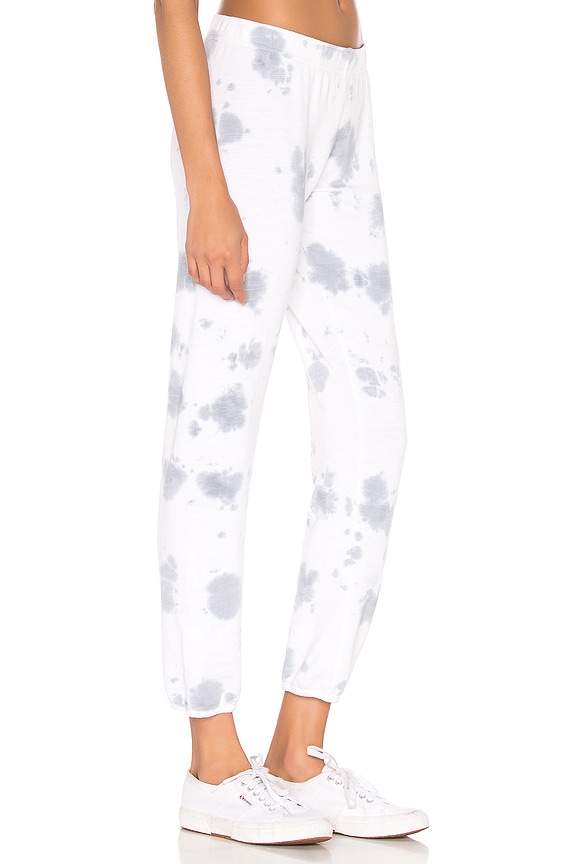 view 2 of 4 Elastic Waist Cloud Tie Dye Sweats in Vintage Black