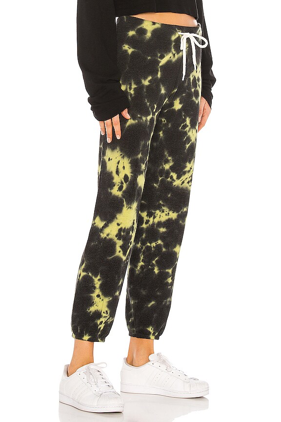 view 2 of 4 Vintage Sweats With Black Out Tie Dye in Citron