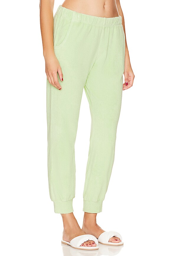 view 2 of 4 Terry Cloth Jogger in Lettuce