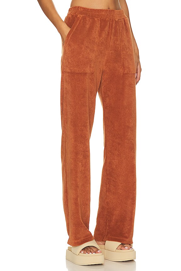 view 2 of 4 БРЮКИ ИЗ МАХРОВОЙ ТКАНИ in Coconut